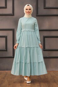 Mint Hijab Dress 43520MINT - 1