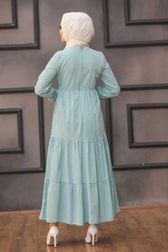 Mint Hijab Dress 43520MINT - 2