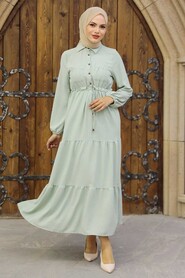 Mint Hijab Dress 5720MINT - 1
