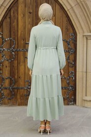 Mint Hijab Dress 5720MINT - 5