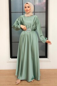 Mint Hijab Dress 5727MINT - 1