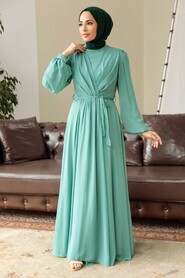 Mint Hijab Dress 5796MINT - 1