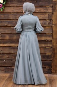  Modern Mint Modest Bridesmaid Dress 41551MINT - 4
