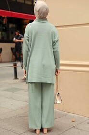 Mint Hijab Knitwear Double Suit 3398MINT - 3