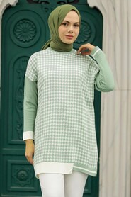 Mint Hijab Knitwear Tunic 20152MINT - 2