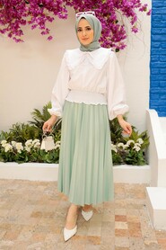 Mint Hijab Skirt 4892MINT - 2