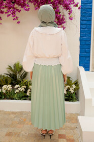 Mint Hijab Skirt 4892MINT - 4