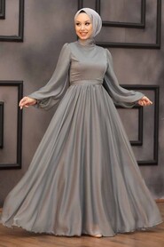  Elegant Mint Islamic Clothing Evening Gown 5215MINT - 1