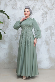 Modest Almond Green Bridesmaid Dress 4953CY - 4