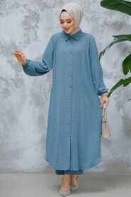 Modest Almond Green Dual Suit 10891CY - 2