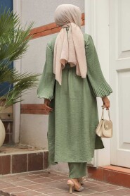 Modest Almond Green Dual Suit 12581CY - 3