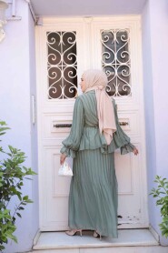 Modest Almond Green Dual Suit 4478CY - 4