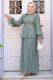 Modest Almond Green Dual Suit 4478CY - 3