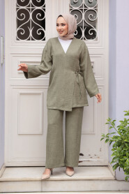 Modest Almond Green Dual Suit 50183CY - 2