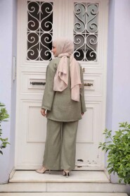 Modest Almond Green Dual Suit 50183CY - 4