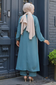 Modest Almond Green Dual Suit 65877CY - 2