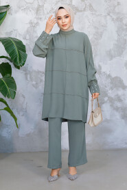 Modest Almond Green Dual Suit 65883CY - 2