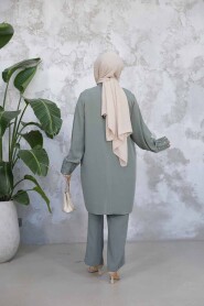 Modest Almond Green Dual Suit 65883CY - 3