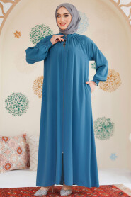 Modest Almond Green Plus Size Abaya 45293CY 