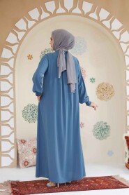 Modest Almond Green Plus Size Abaya 45293CY - 3