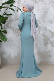 Modest Almond Green Prom Dress 4964CY - 4