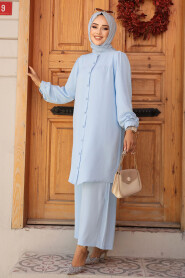 Modest Baby Blue Dual Suit 12172BM - 2