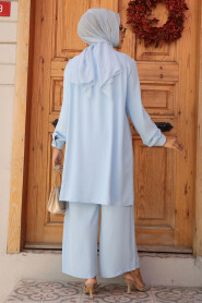 Modest Baby Blue Dual Suit 12172BM - 4