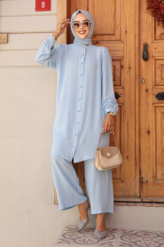 Modest Baby Blue Dual Suit 12172BM - 1