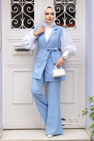 Modest Baby Blue Dual Suit 12551BM - 2