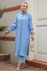 Modest Baby Blue Dual Suit 12591BM - 1