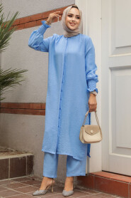 Modest Baby Blue Dual Suit 12591BM - 2