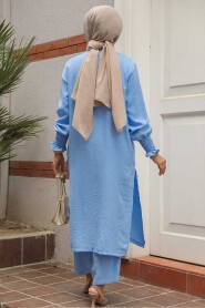 Modest Baby Blue Dual Suit 12591BM - 3