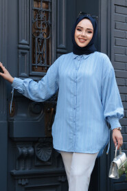 Modest Baby Blue Top 101016BM - 2
