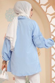 Modest Baby Blue Top 40603BM - 3
