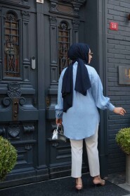Modest Baby Blue Tunic 101024BM - 3