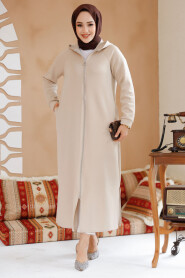 Modest Beige Coat 72231BEJ - 2