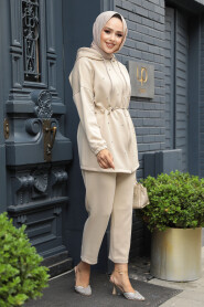 Modest Beige Dual Suit 12271BEJ - 2