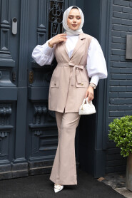 Modest Beige Dual Suit 12551BEJ 