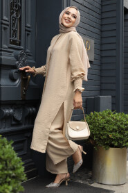 Modest Beige Dual Suit 12591BEJ - 1