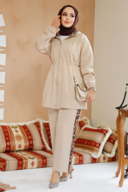 Modest Beige Dual Suit 12741BEJ - 3