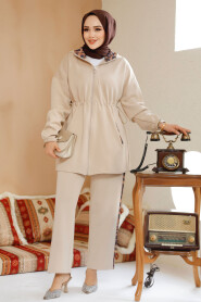 Modest Beige Dual Suit 12741BEJ - 2