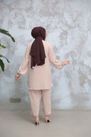 Modest Beige Dual Suit 12802BEJ - 3