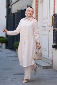 Modest Beige Dual Suit 12981BEJ - 1