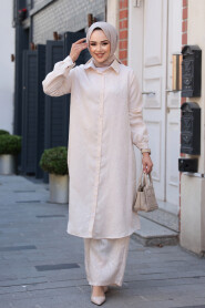 Modest Beige Dual Suit 12981BEJ - 3