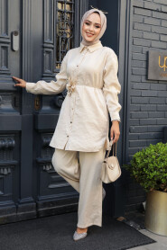 Modest Beige Dual Suit 14214BEJ - 1