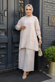 Modest Beige Dual Suit 14234BEJ - 4