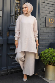 Modest Beige Dual Suit 14234BEJ - 1