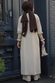 Modest Beige Dual Suit 14236BEJ - 4