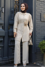 Modest Beige Dual Suit 14237BEJ - 1