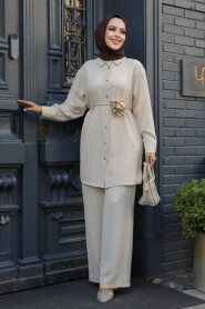 Modest Beige Dual Suit 14237BEJ - 2